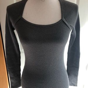 Express Pewter gray sweater sz S